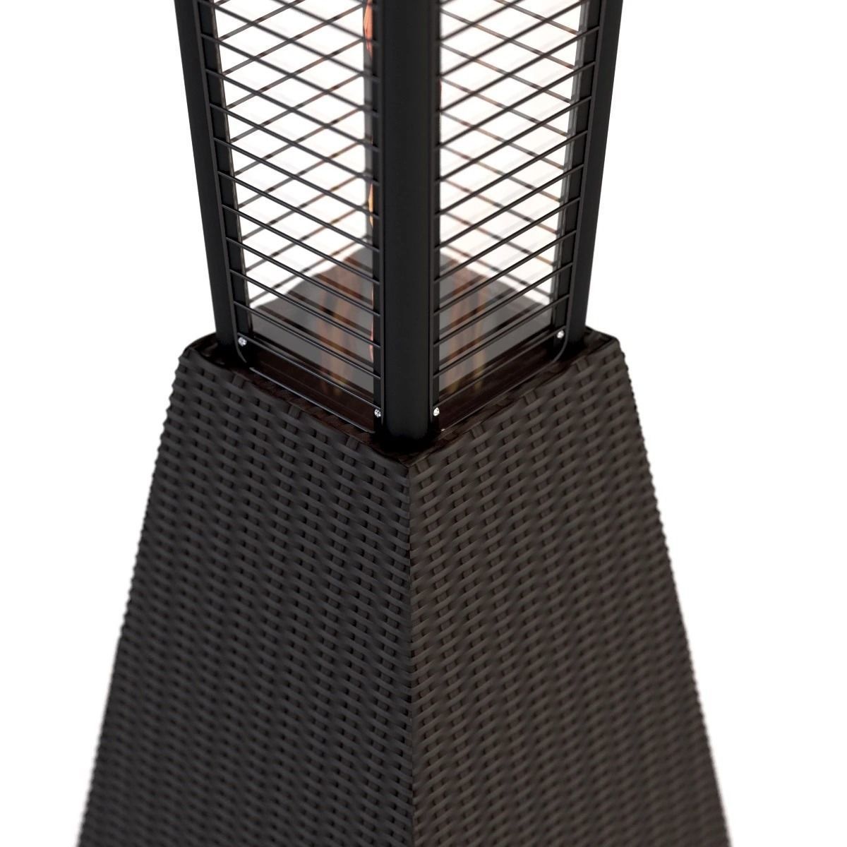 Mocha Pyramid Flame Outdoor Heater 3D model CGTrader