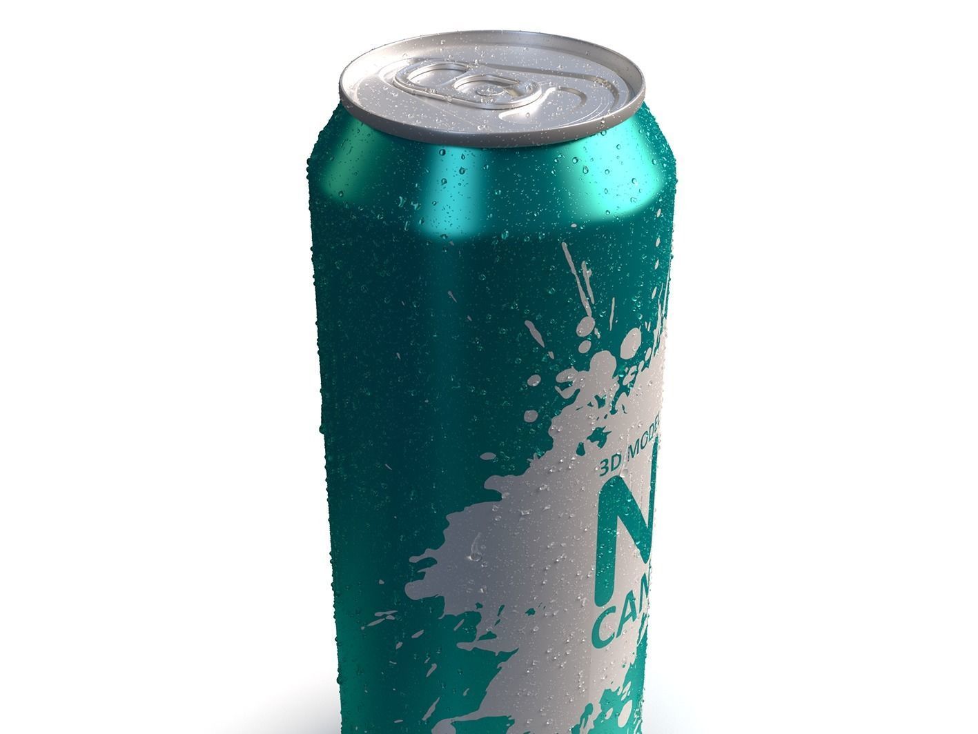 Beverage Can Standart Type Collection 3 Sizes 3D model 3D model