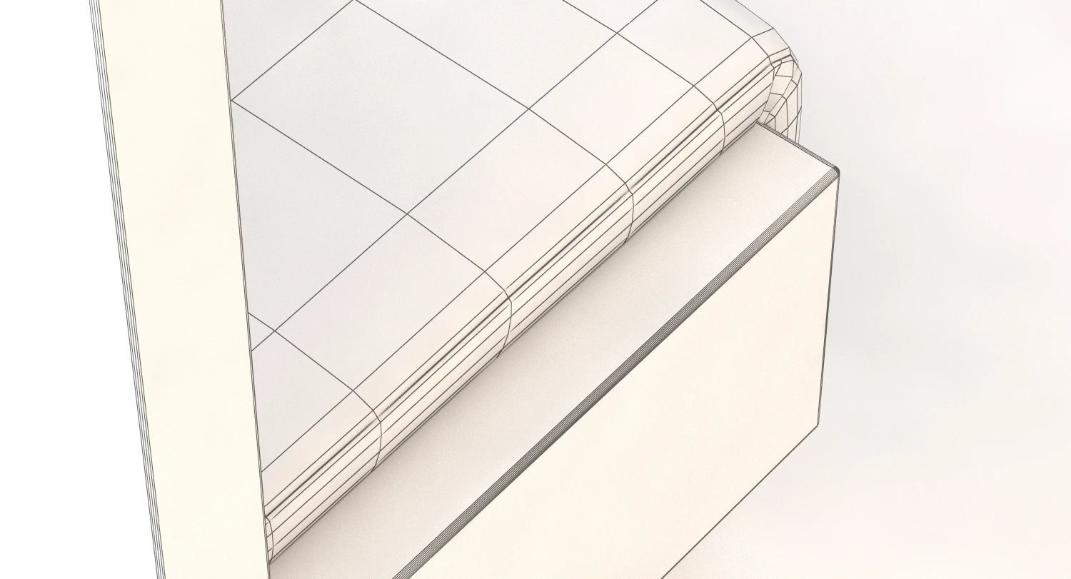 Leather Bar Bench 3D model CGTrader