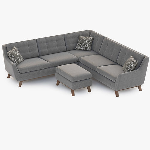 Joybird Eastwood Corner Sofa 3D model CGTrader