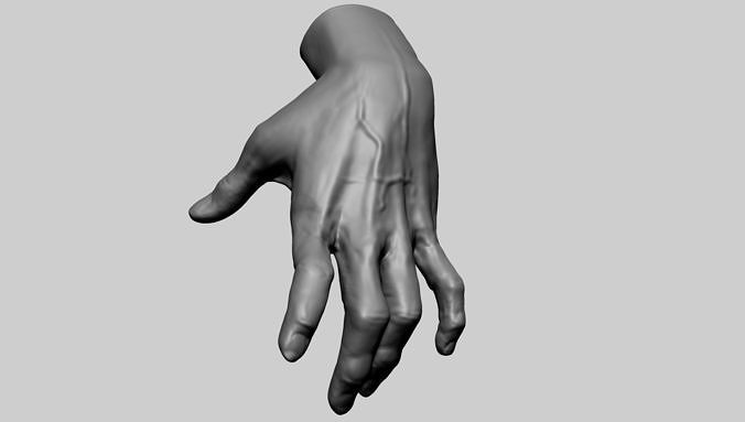 Hand Printable A 3D model 3D printable | CGTrader
