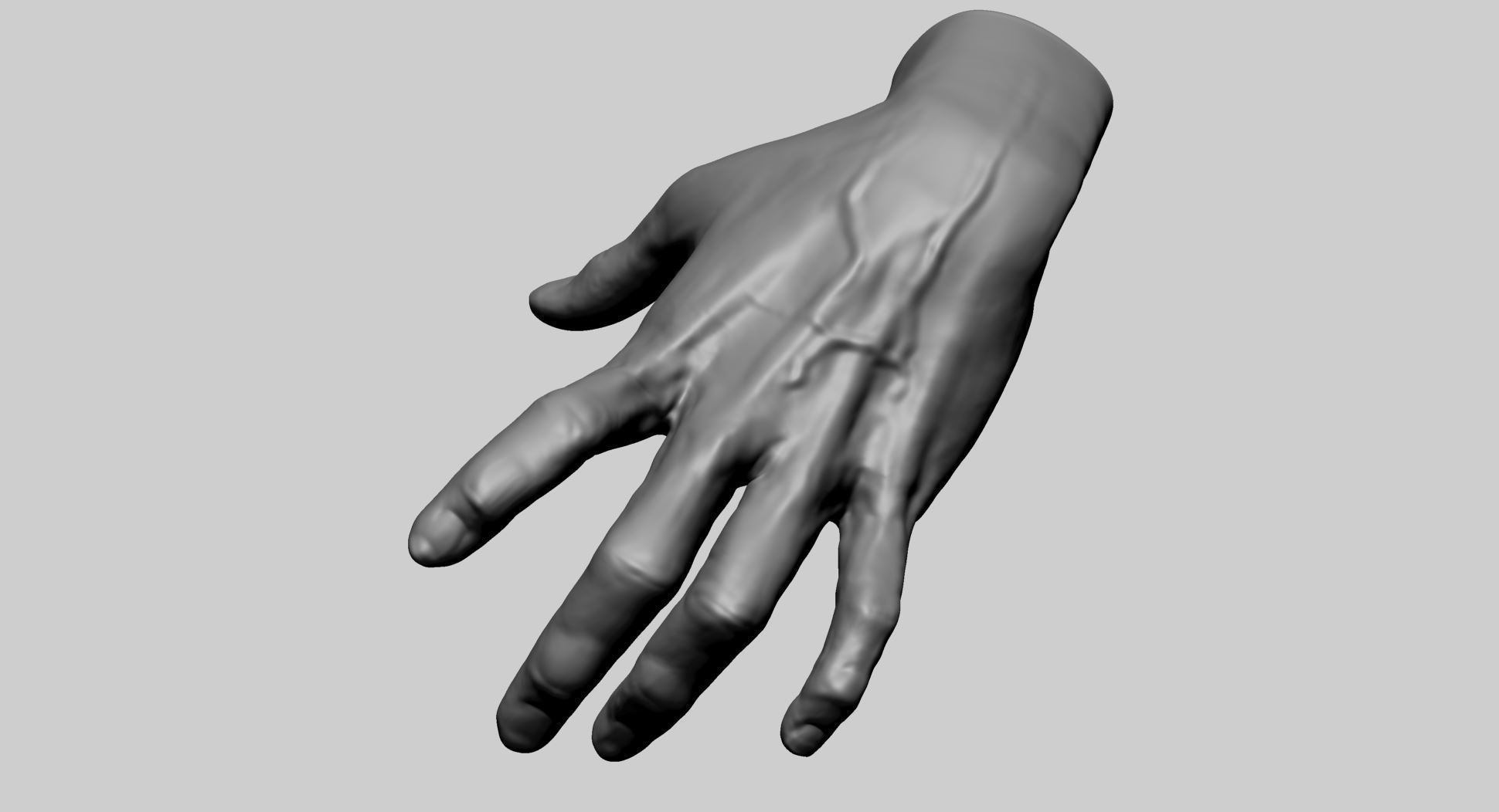 Hand Printable A 3D model 3D printable | CGTrader