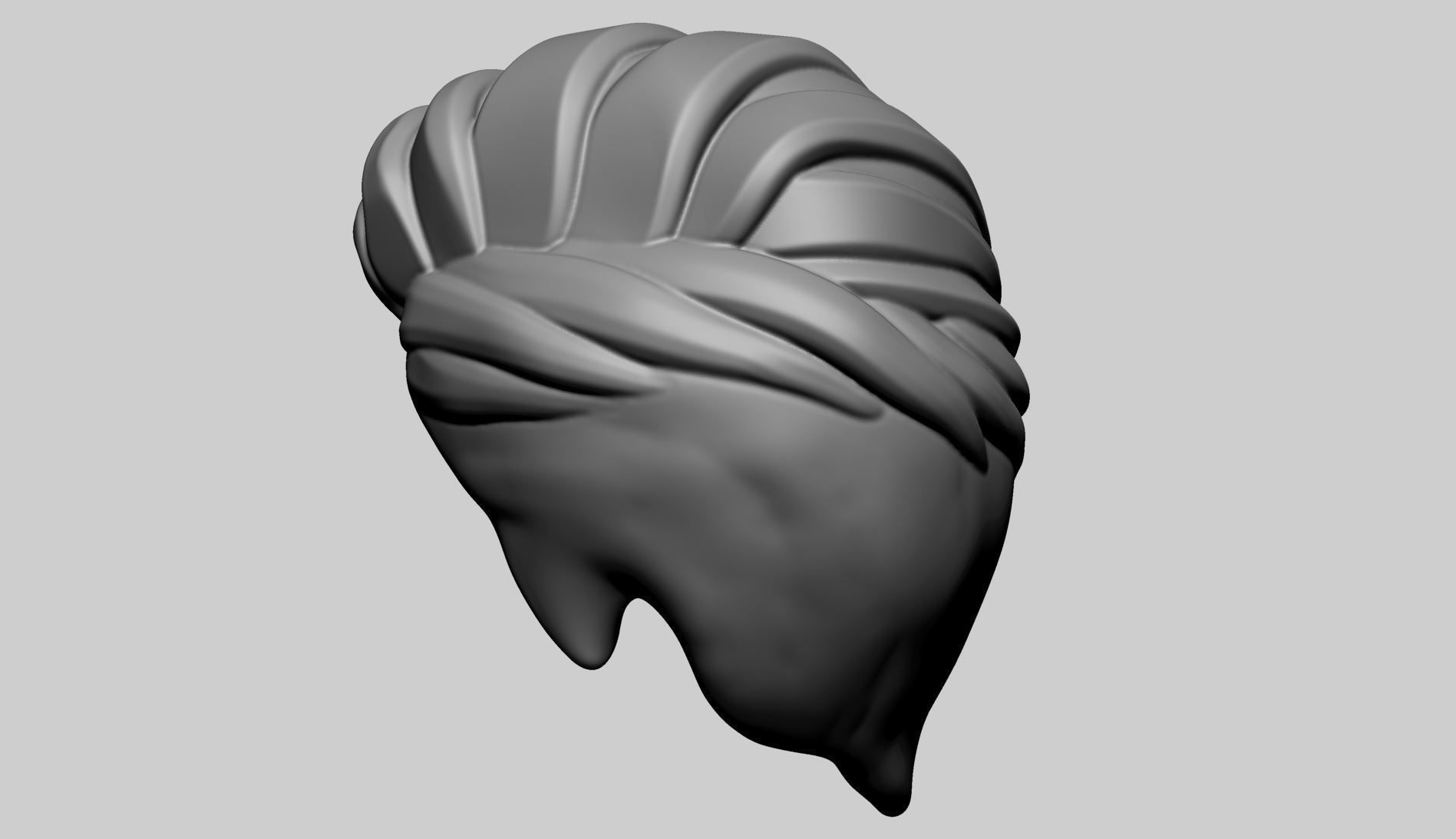 Hair Printable A 3D model 3D printable | CGTrader