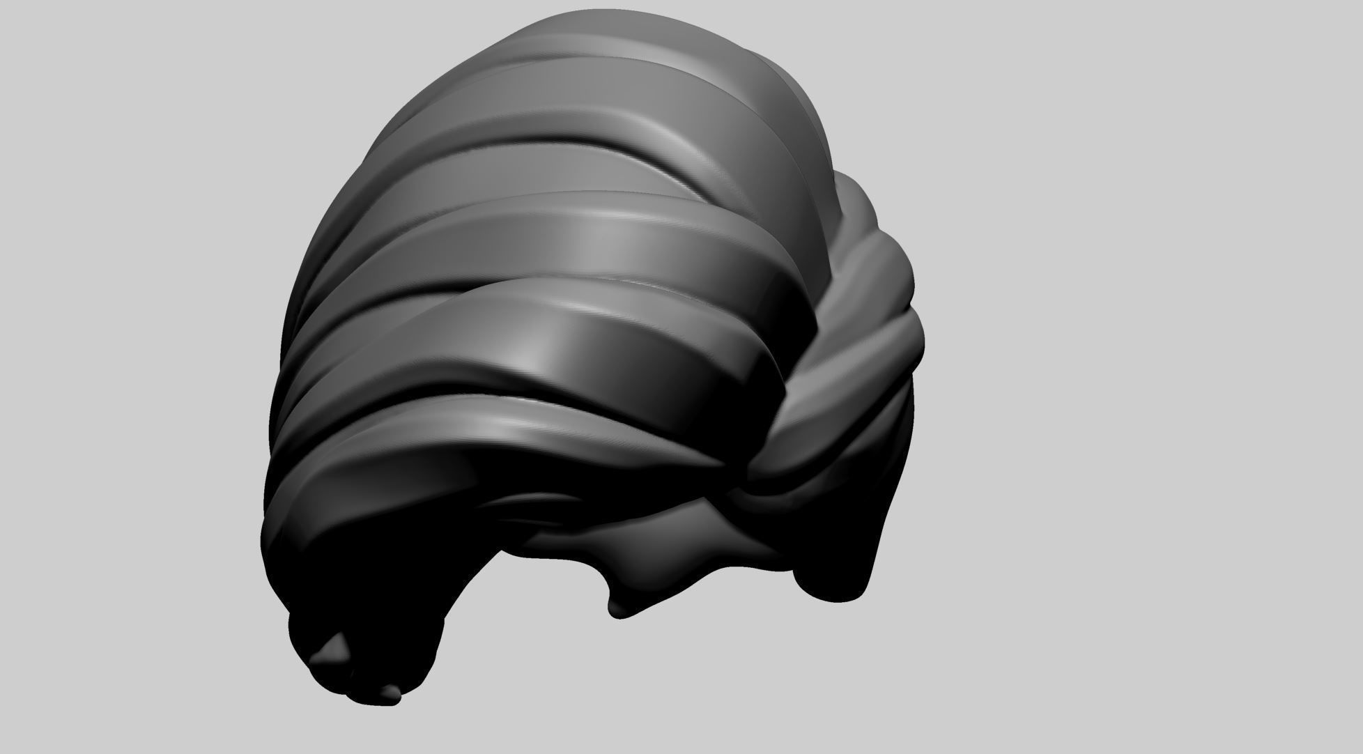 Hair Printable A 3D model 3D printable | CGTrader