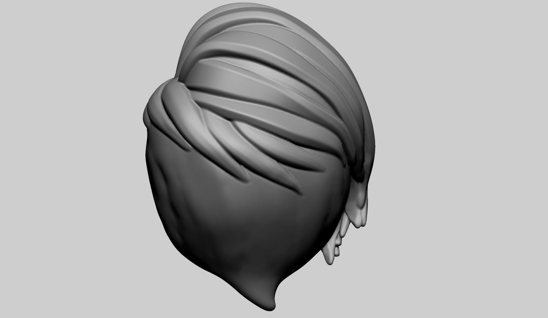 Hair Printable A 3D model 3D printable | CGTrader