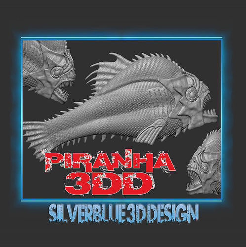 Piranha 3DD 2012 3D model 3D printable | CGTrader