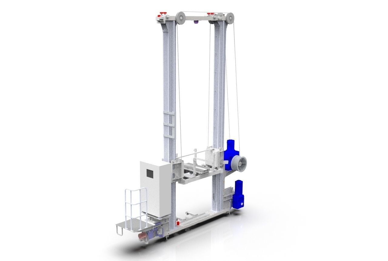 3D Design of Automated Storage and Retrieval System 3D model | CGTrader