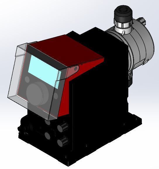 Chemical Dosing Metering pump Grundfos DDA 3D model CGTrader