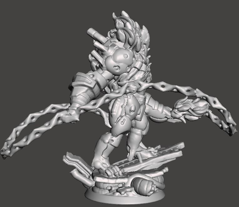 Lancer-Horus Balor 28mm scale miniature 3D model 3D printable | CGTrader
