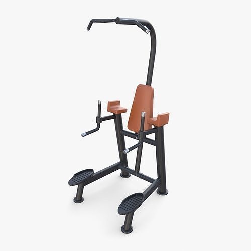 Chin up and dip station v1 3D model CGTrader