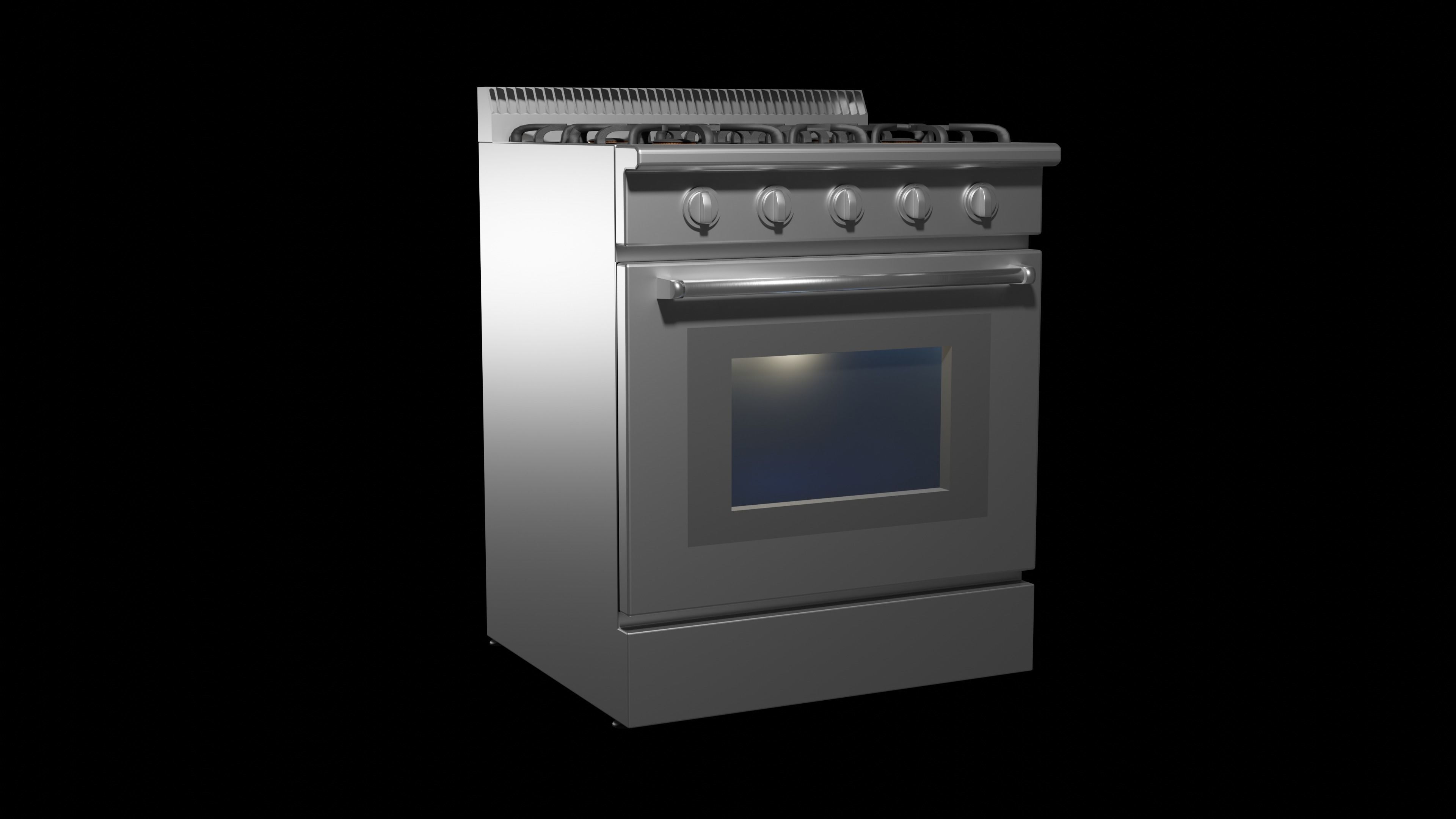 Stove Thor Kitchen HRG3080U 3D model CGTrader