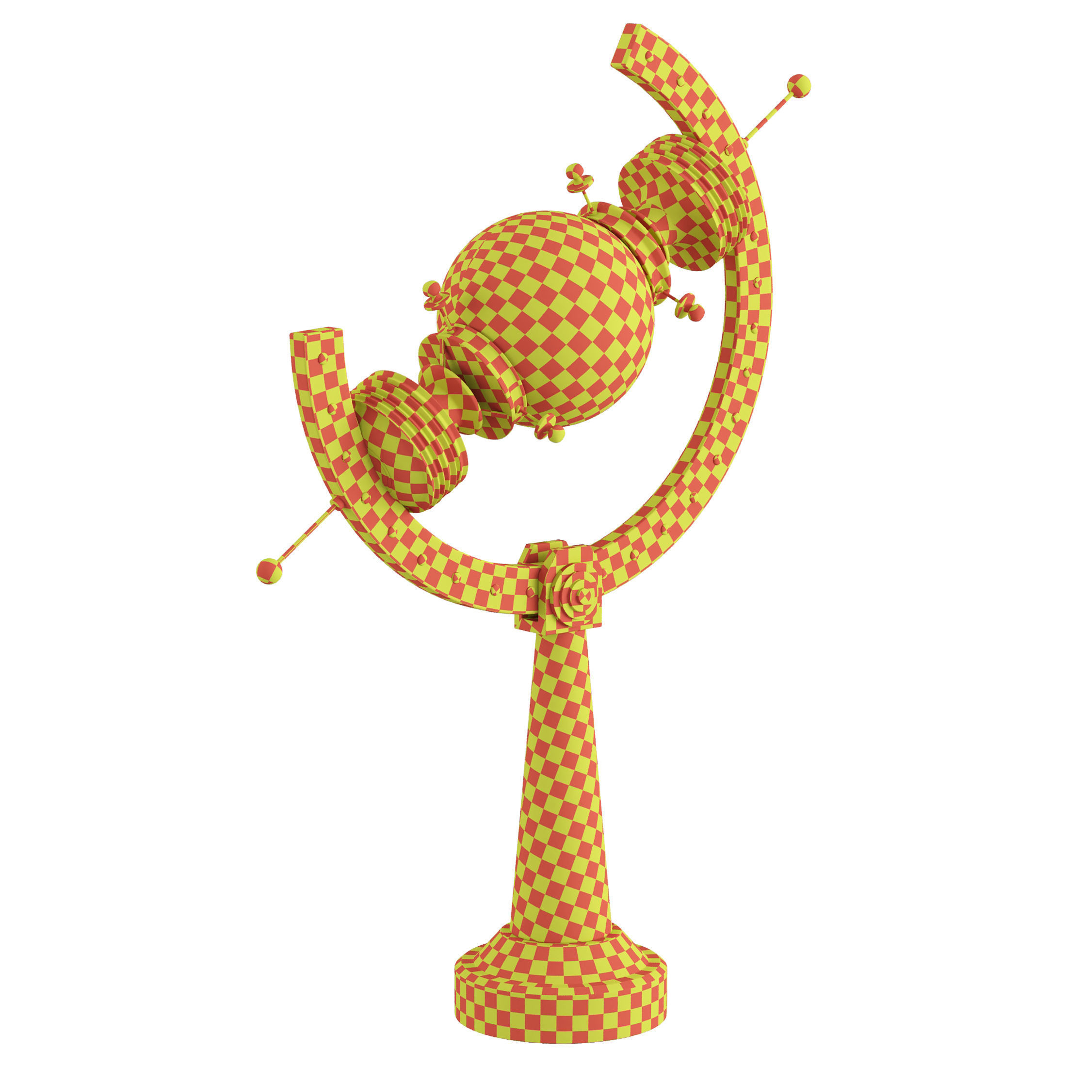 3D model Arc Light Steampunk Lamp VR / AR / lowpoly CGTrader