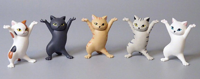 CAT HOLDER FANART 3D model 3D printable | CGTrader