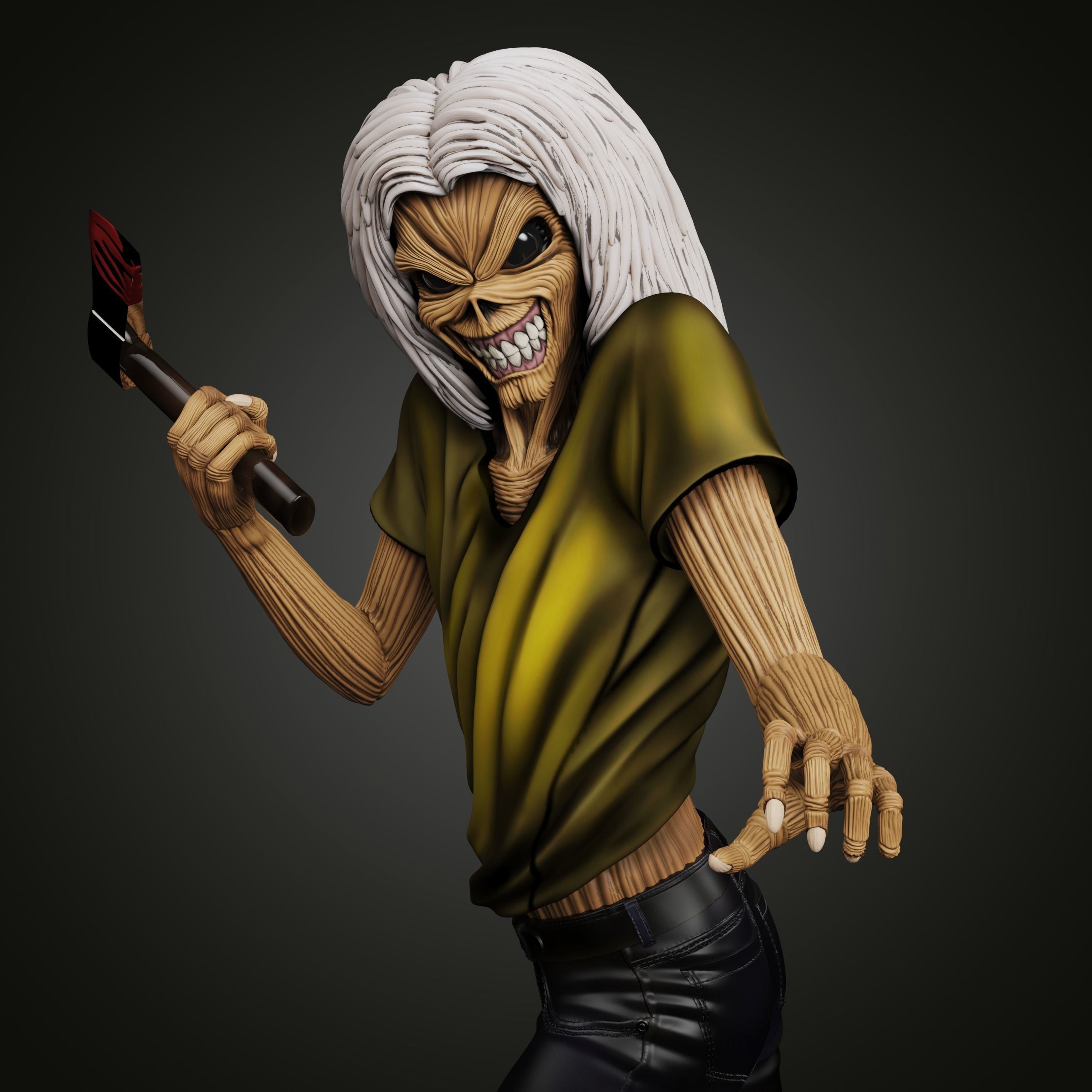 EDDIE IRON MAIDEN 3D model 3D printable | CGTrader