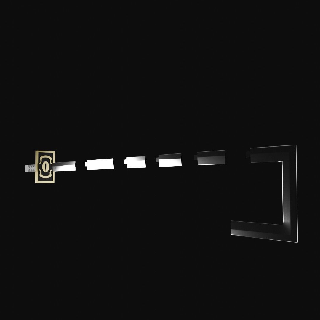 BLEACH IZURU KIRA ZANPAKUTO 3D model 3D printable CGTrader