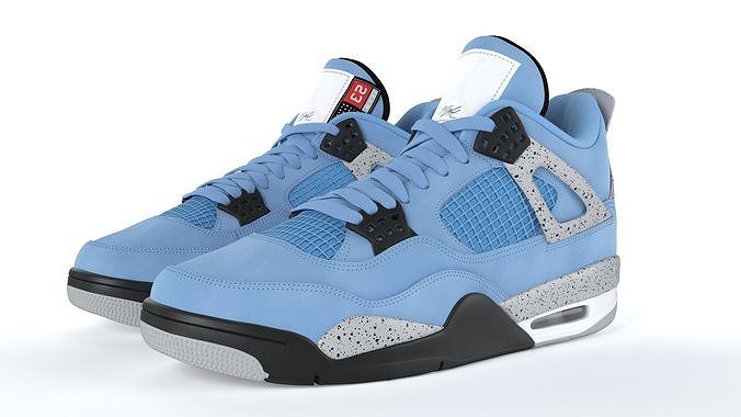 university blue retro 4