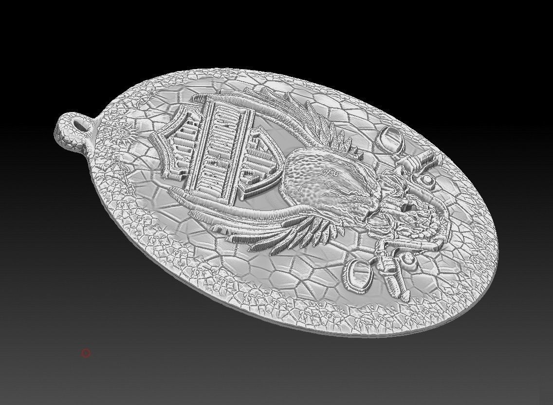 HM Harley Davidson Keychain 3D model 3D printable CGTrader