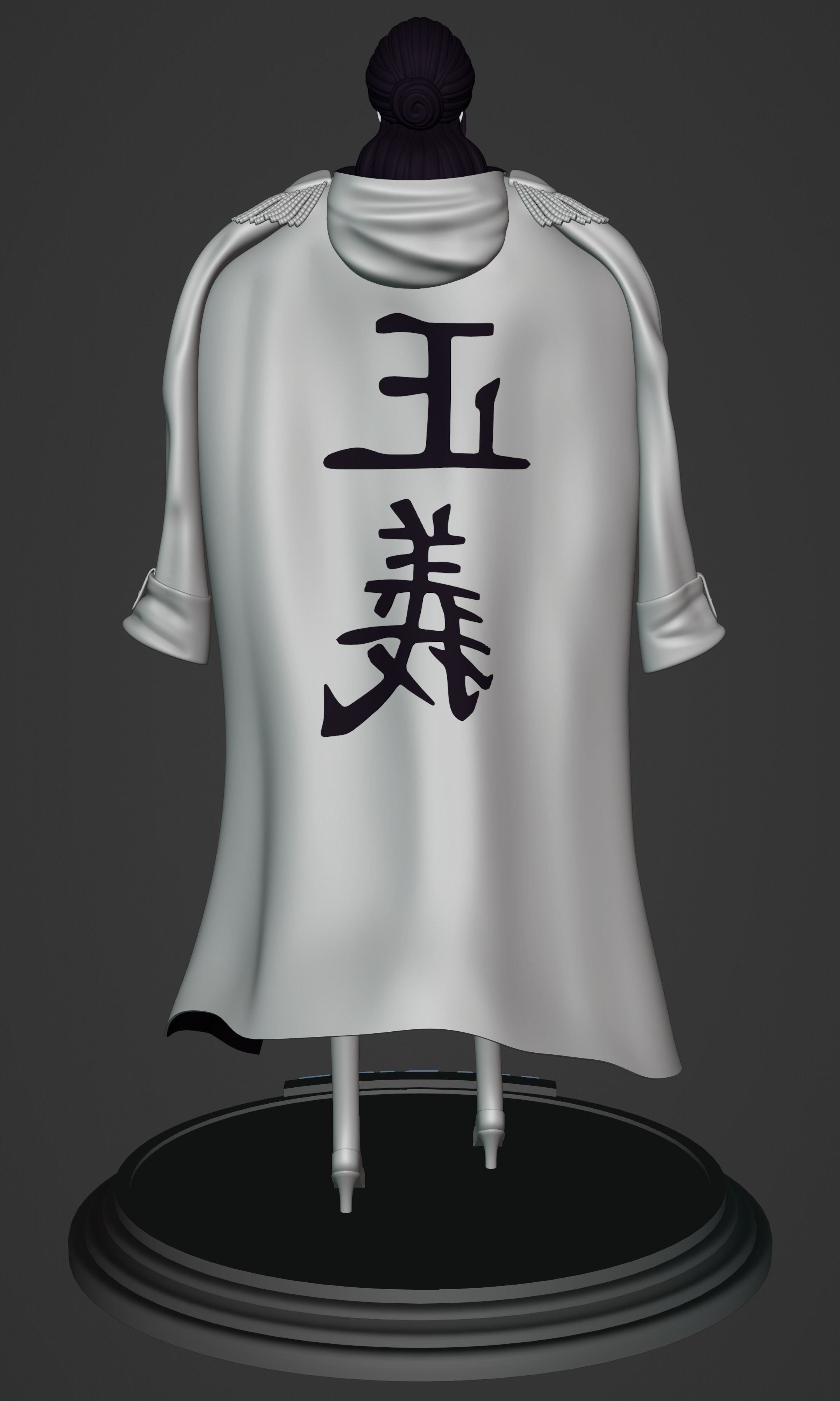 3D model MARINE VICE ADMIRAL GION ONE PIECE VR / AR / lowpoly CGTrader