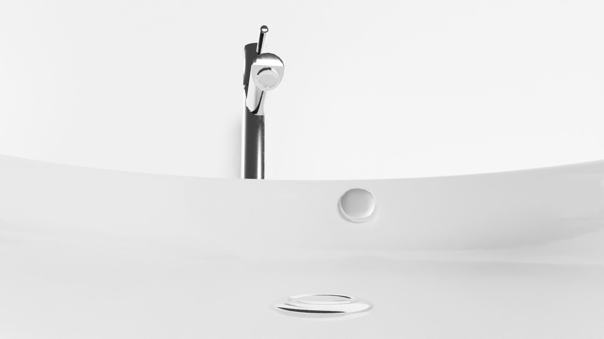 3D model WallMounted Sink Unit VR / AR / lowpoly CGTrader