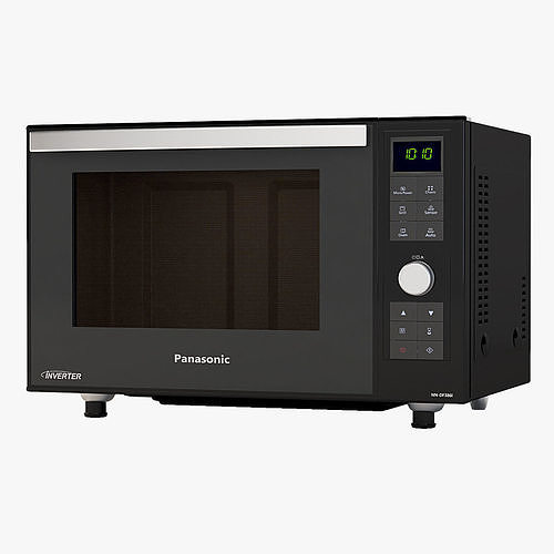 3 In 1 Combination Microwave Oven 3D model CGTrader