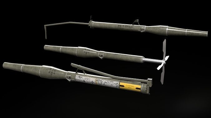 3D model RPG-76 Komar VR / AR / low-poly | CGTrader