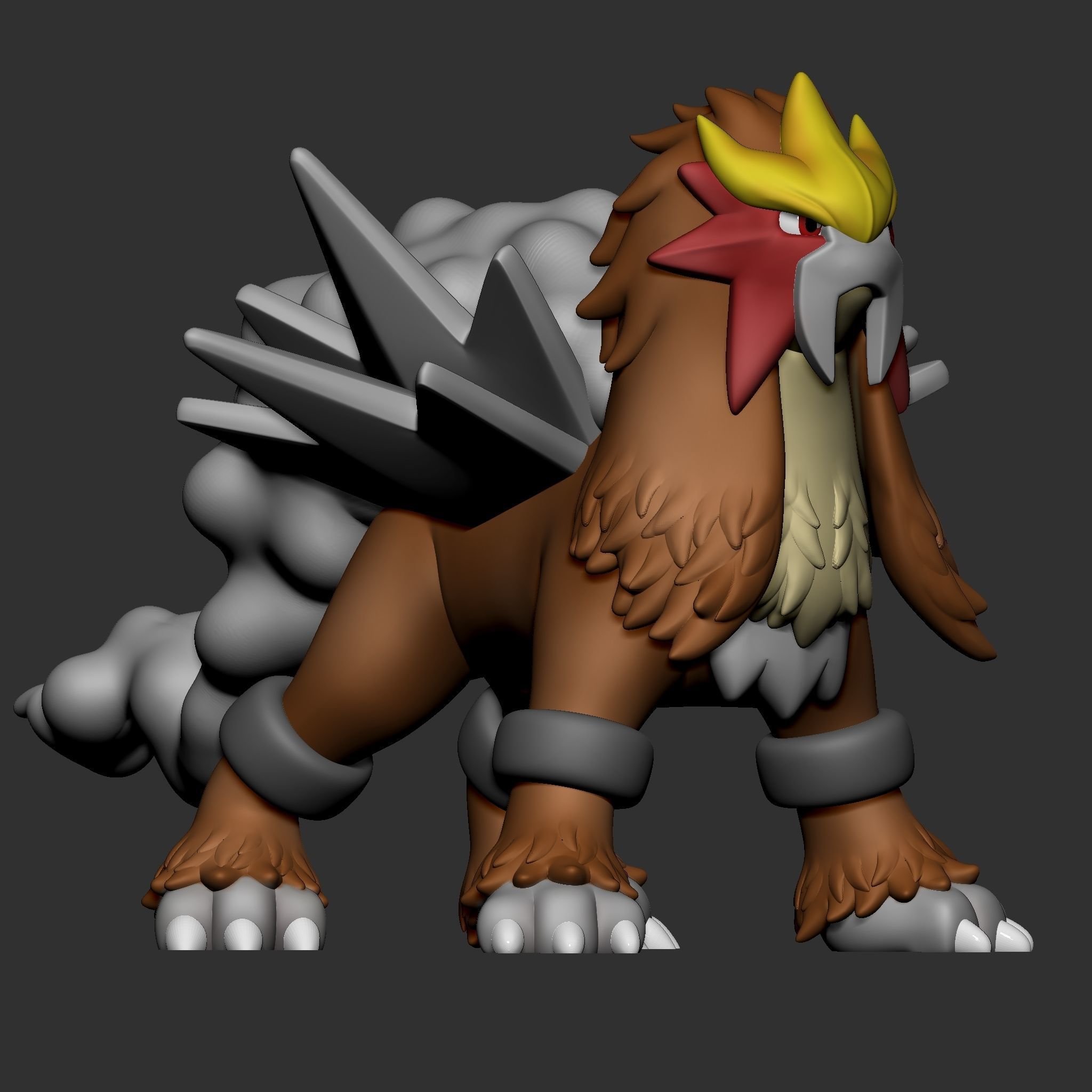 ENTEI POKEMON 3D model 3D printable | CGTrader