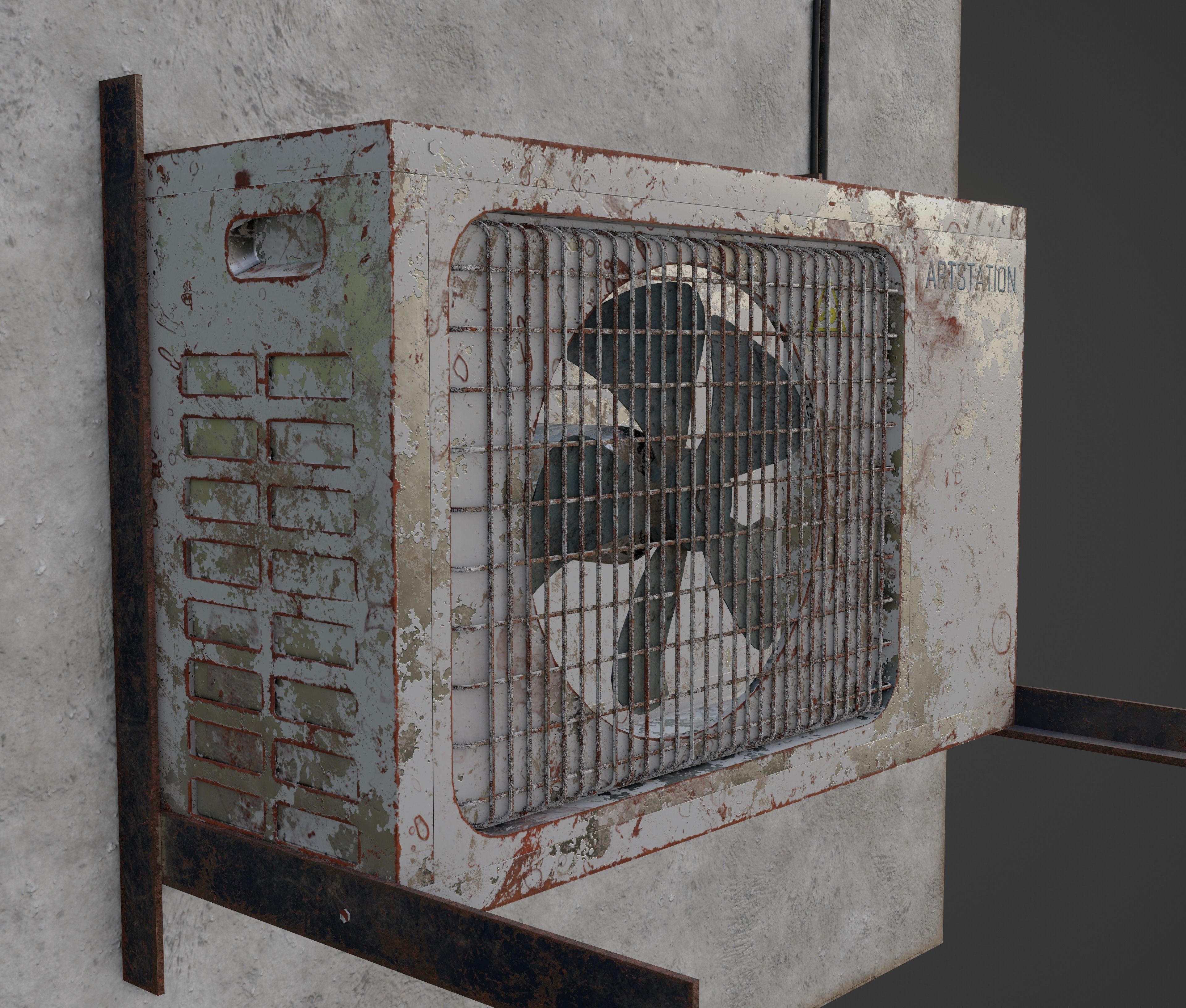 3D model AC Outside Unit Custom VR / AR / low-poly | CGTrader