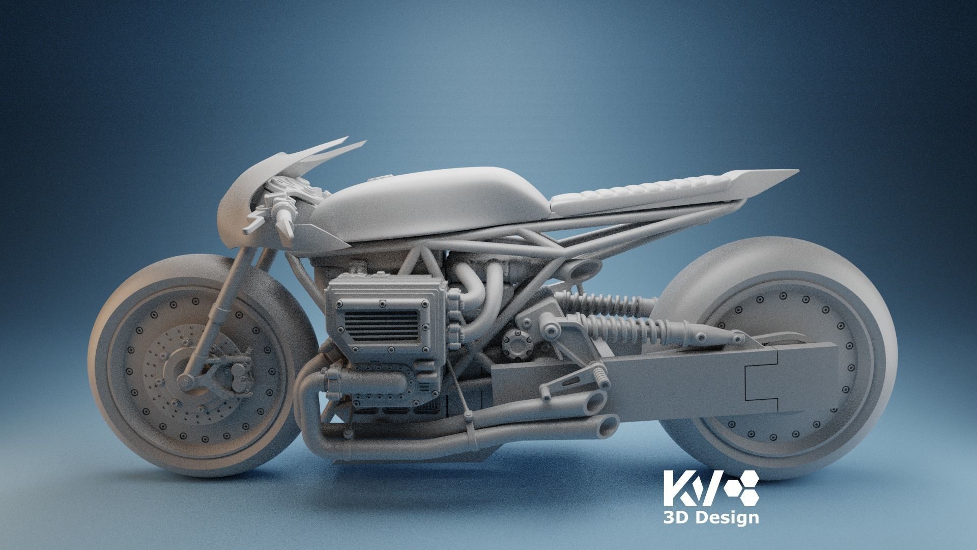 Batcycle Layout KV-The Batman Batcycle 2022 3D model 3D printable | CGTrader