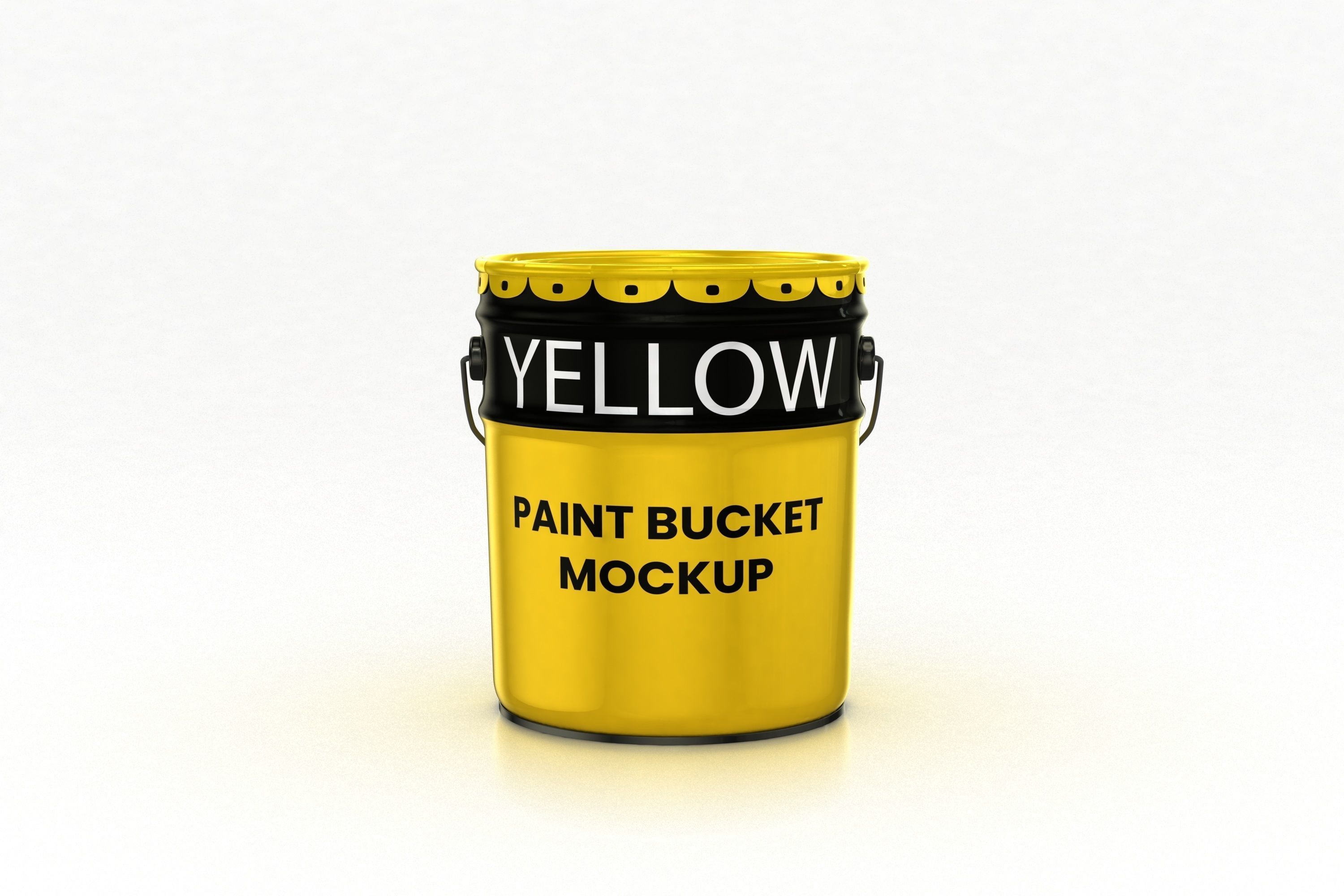 Metal Paint Bucket Mockup 3D model CGTrader