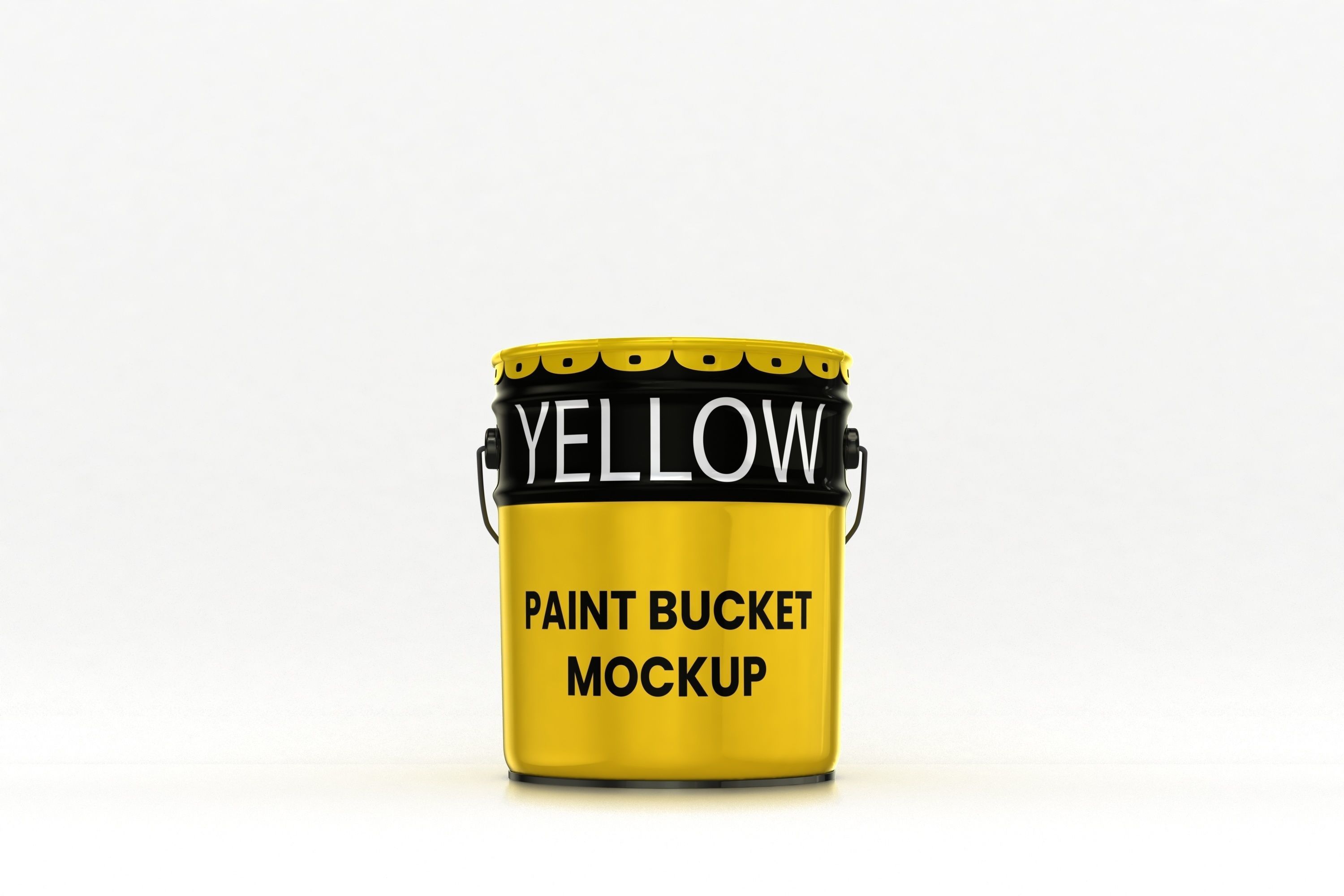 Metal Paint Bucket Mockup 3D model CGTrader