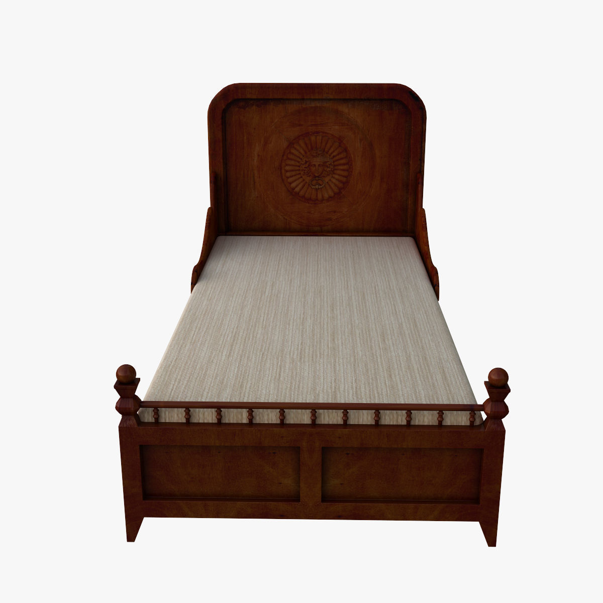 Old Bed 3D model CGTrader