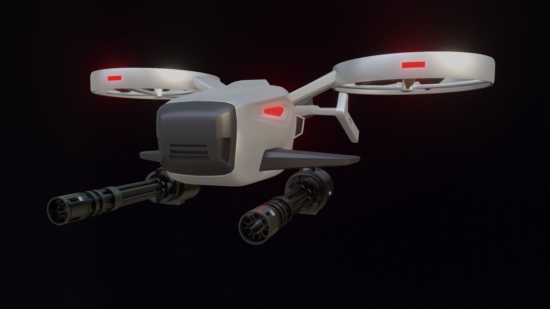 3D model Combat Drone Concept VR / AR / low-poly | CGTrader