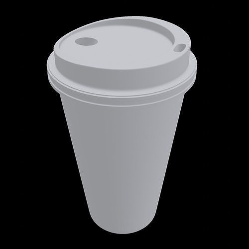 Paper cup keychain for 3d printing 3D model 3D printable | CGTrader