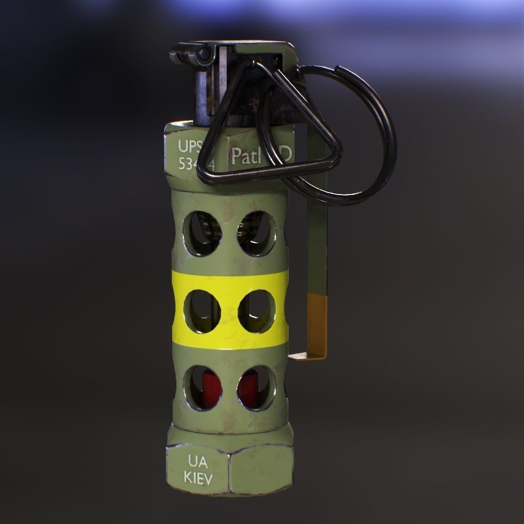 3D model FlashBang 3D VR / AR / low-poly | CGTrader