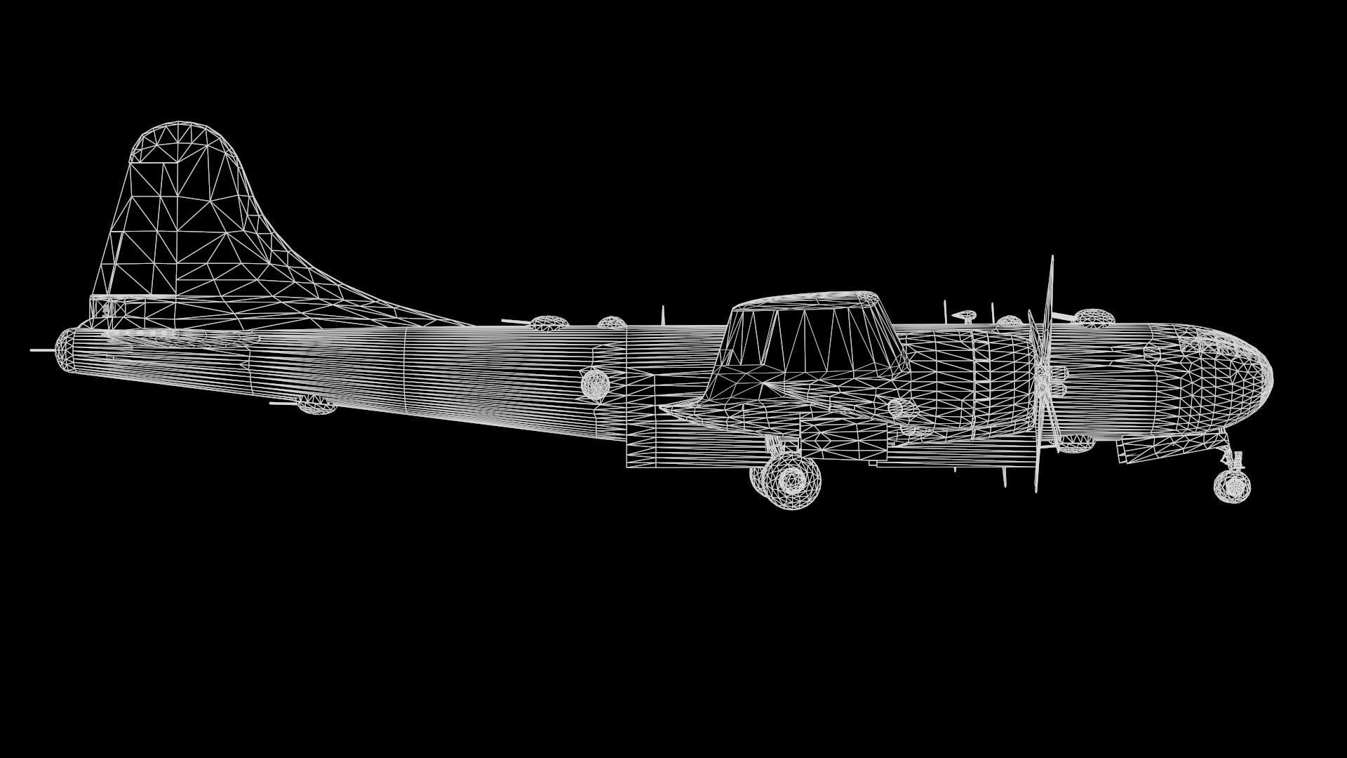 Boeing B-29 Superfortress 3D model | CGTrader