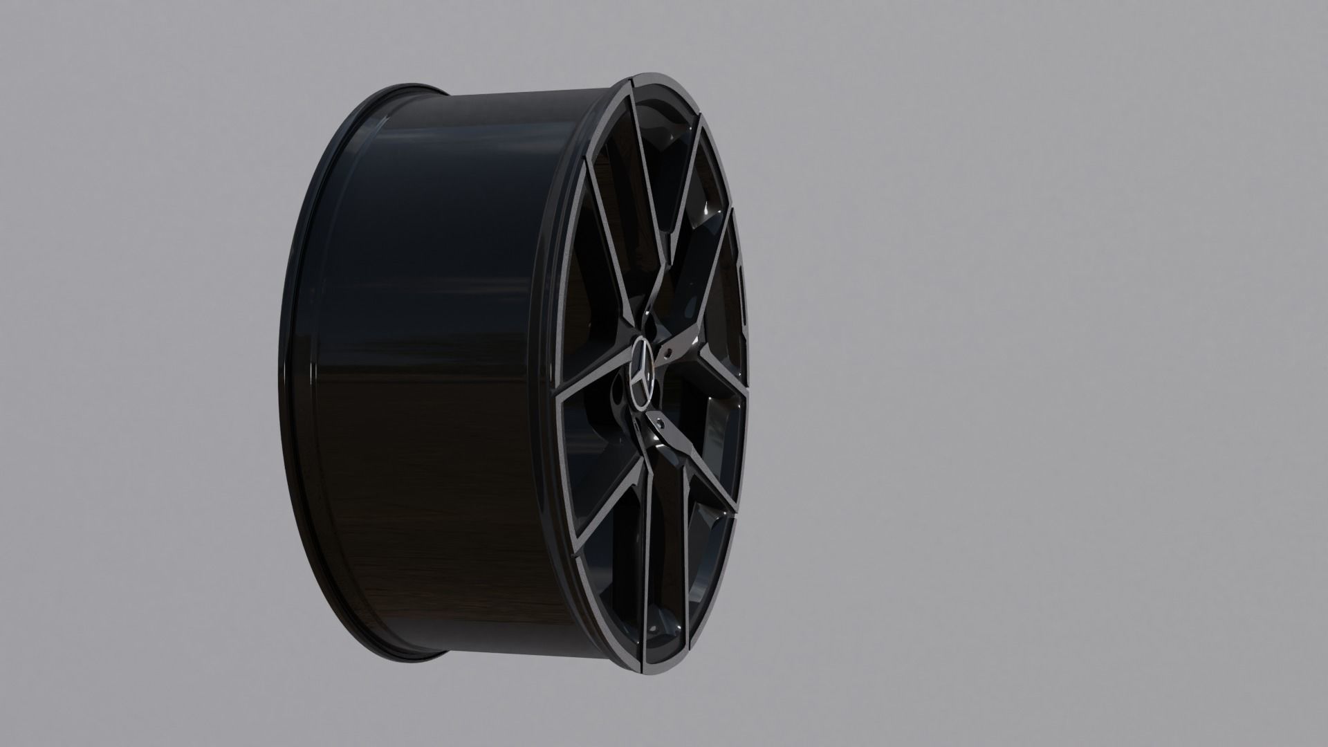 3D model Mercedes Staggered Rims AMG VR / AR / low-poly | CGTrader