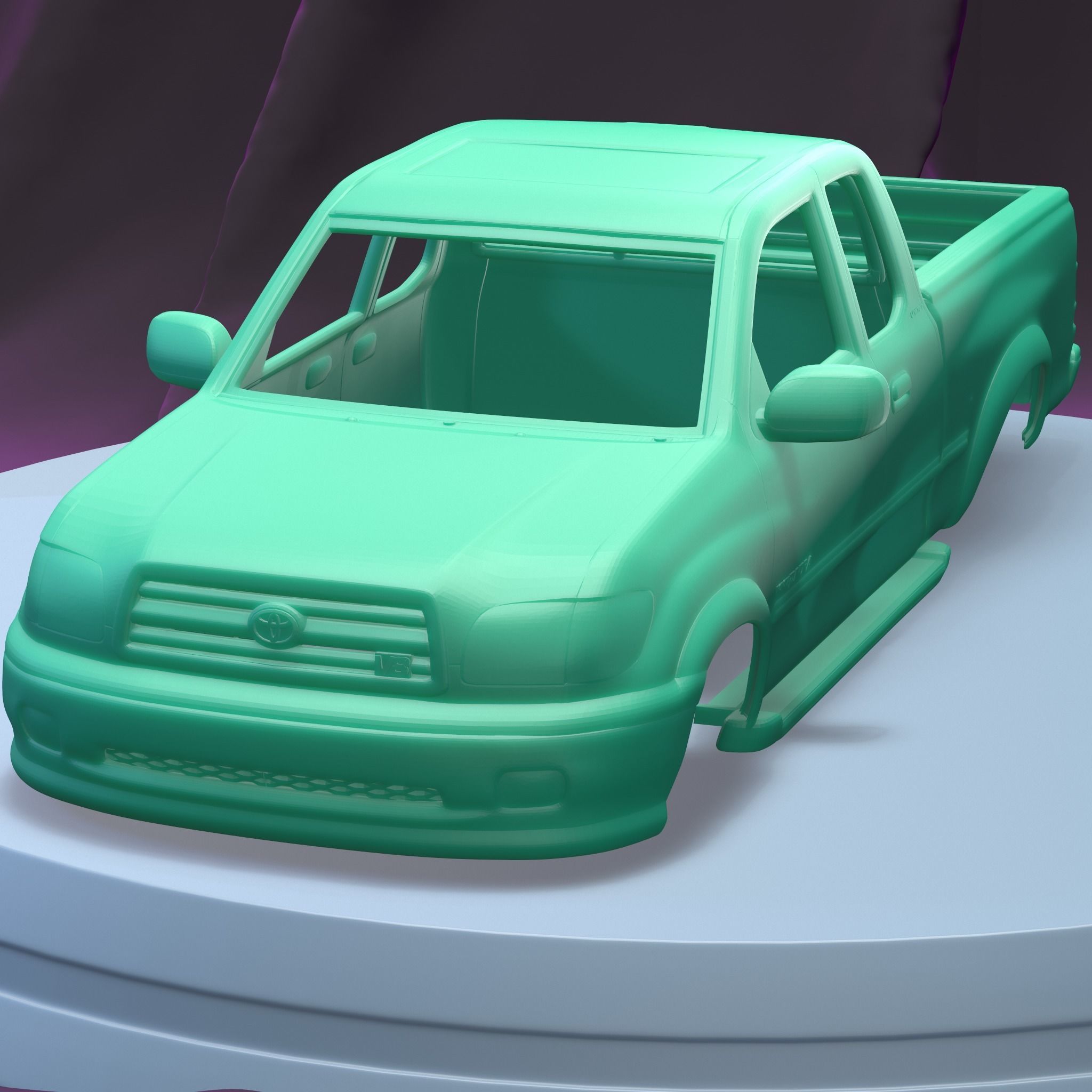 TOYOTA TUNDRA ACCESS CAB SR5 1999 PRINTABLE CAR BODY 3D Model 3D toyota-tundra-access-cab-sr5-1999-printable-car-body-3d-model-3d
