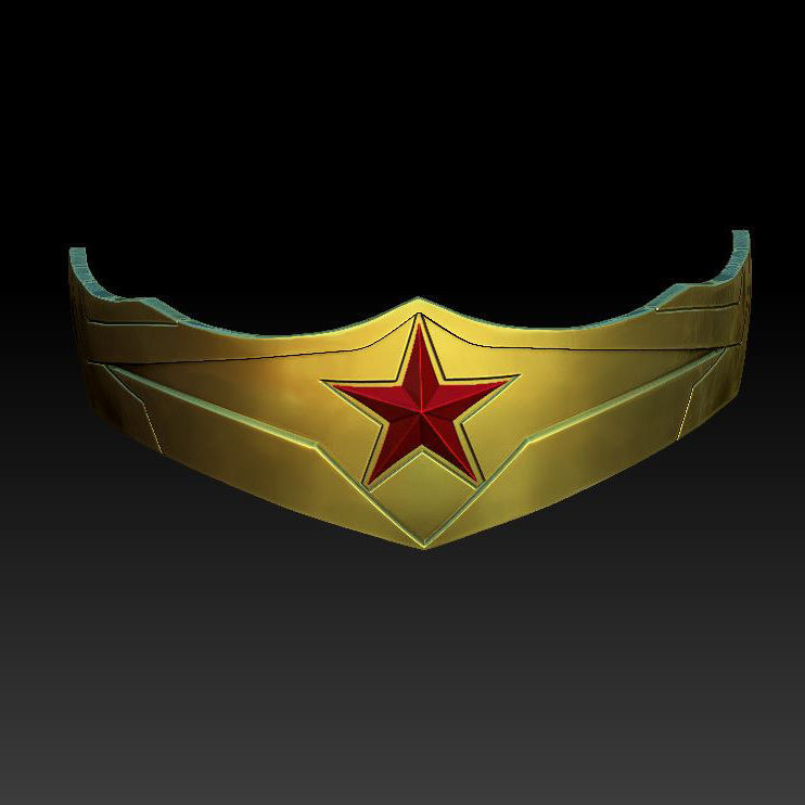 WONDER WOMAN JEEHYUNG LEE TIARA CROWN INSPIRED 3D model 3D printable