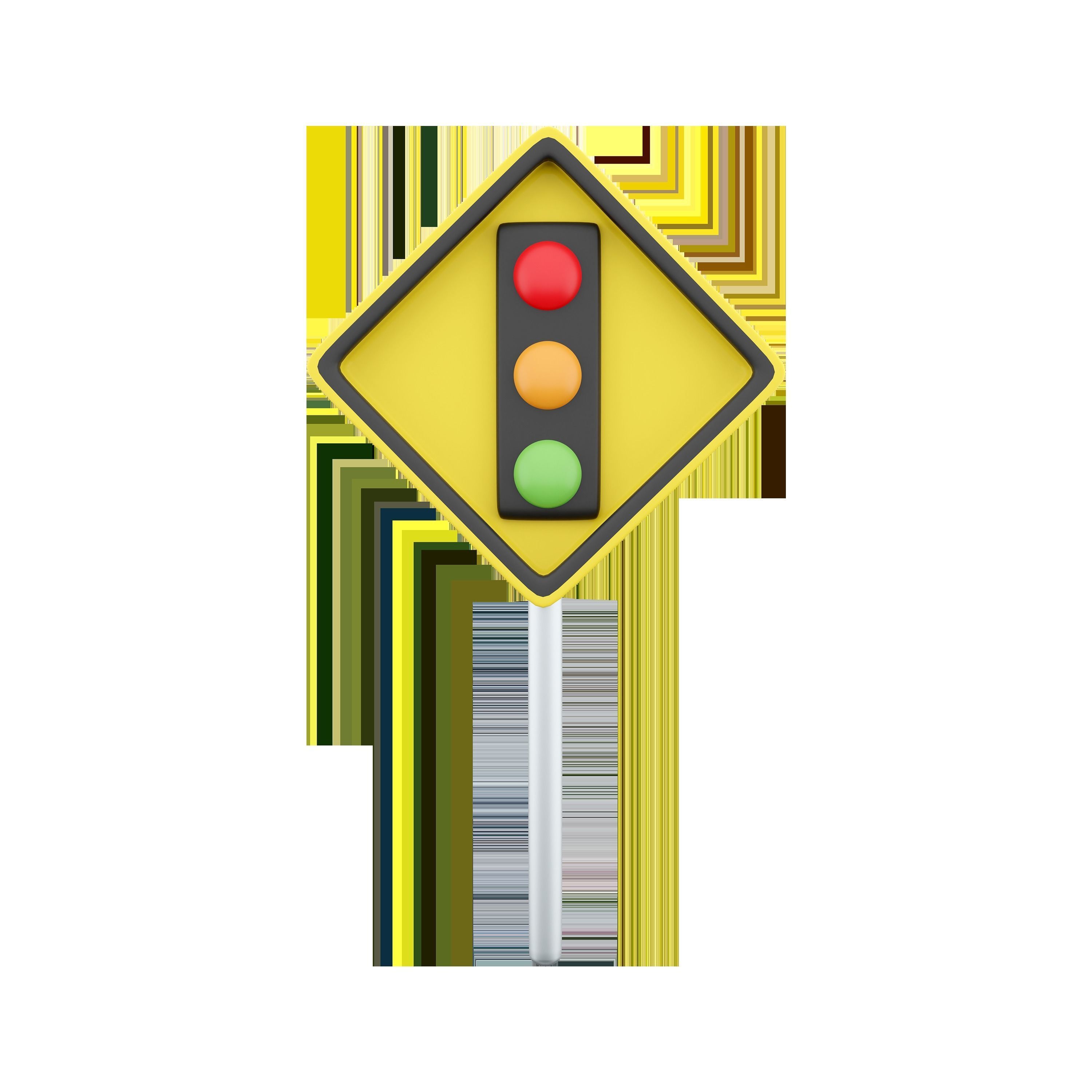 3d svetofor cartoon icon 3D model | CGTrader