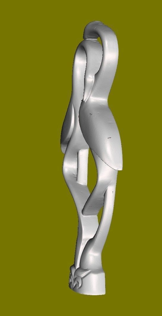 Wooden figure 3D print model 4 3D model 3D printable CGTrader