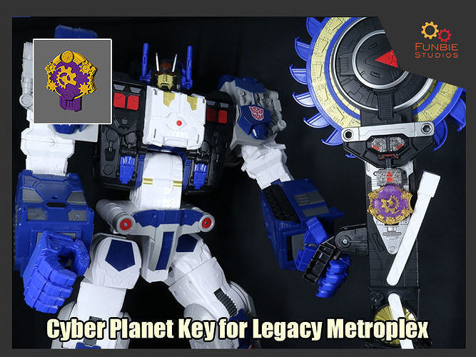 Cyber Key Transformers Legacy Metroplex free 3D model 3D
