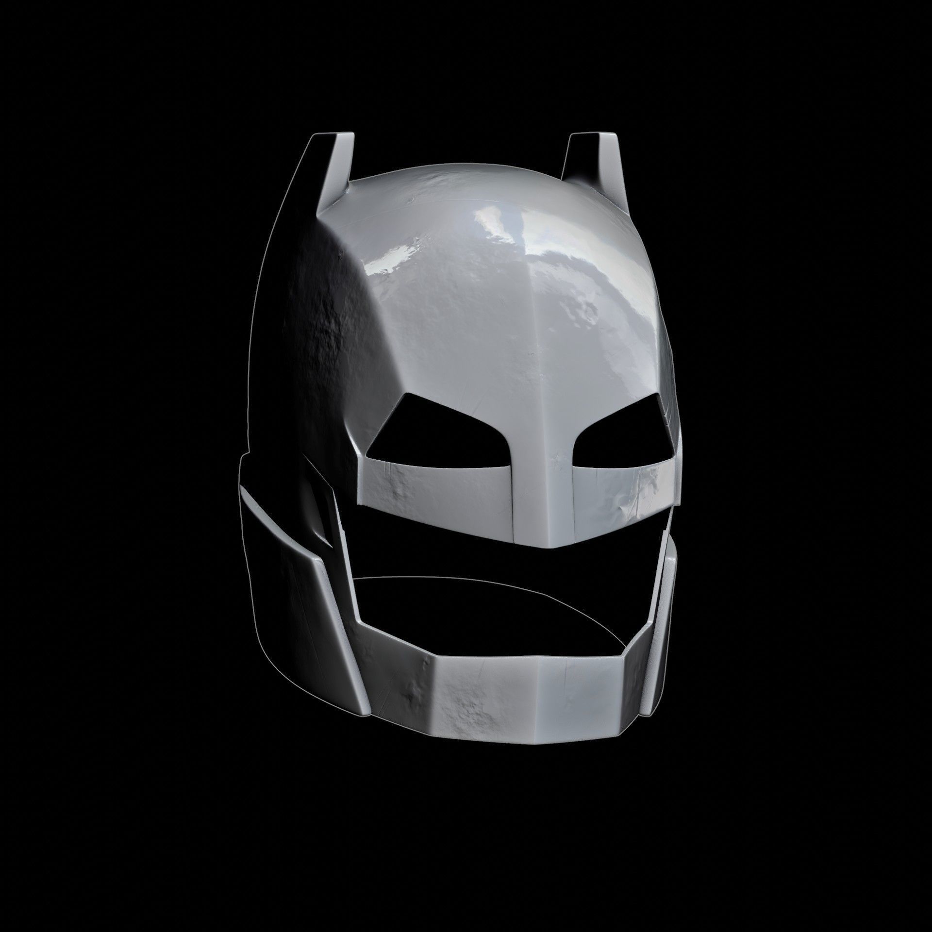 Superman vs Batman Helmet Printable STL 3D model 3D printable CGTrader