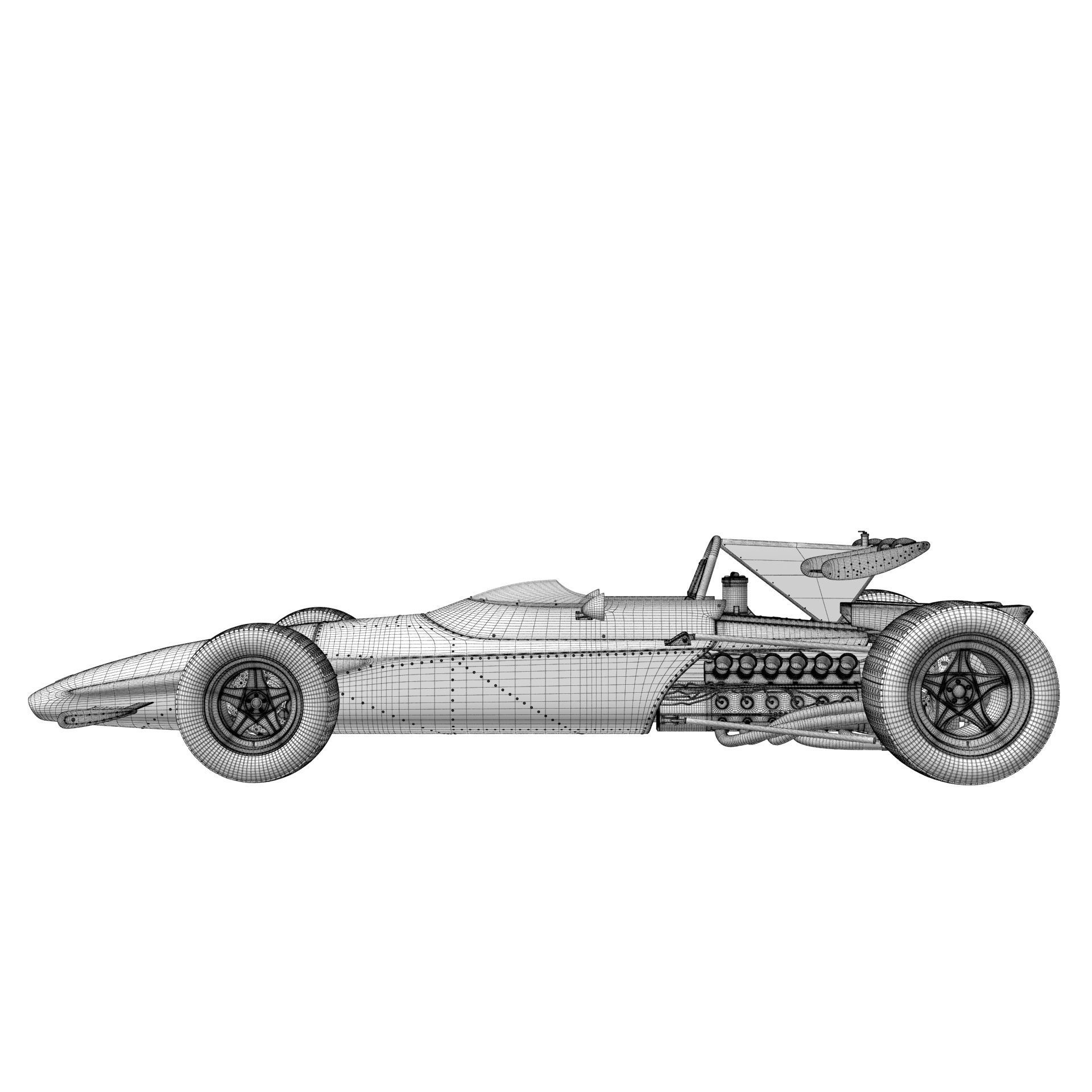Ferrari F1 312 B 1970 - Pure Line Finitura In Alluminio - Exoto Scala 1/18