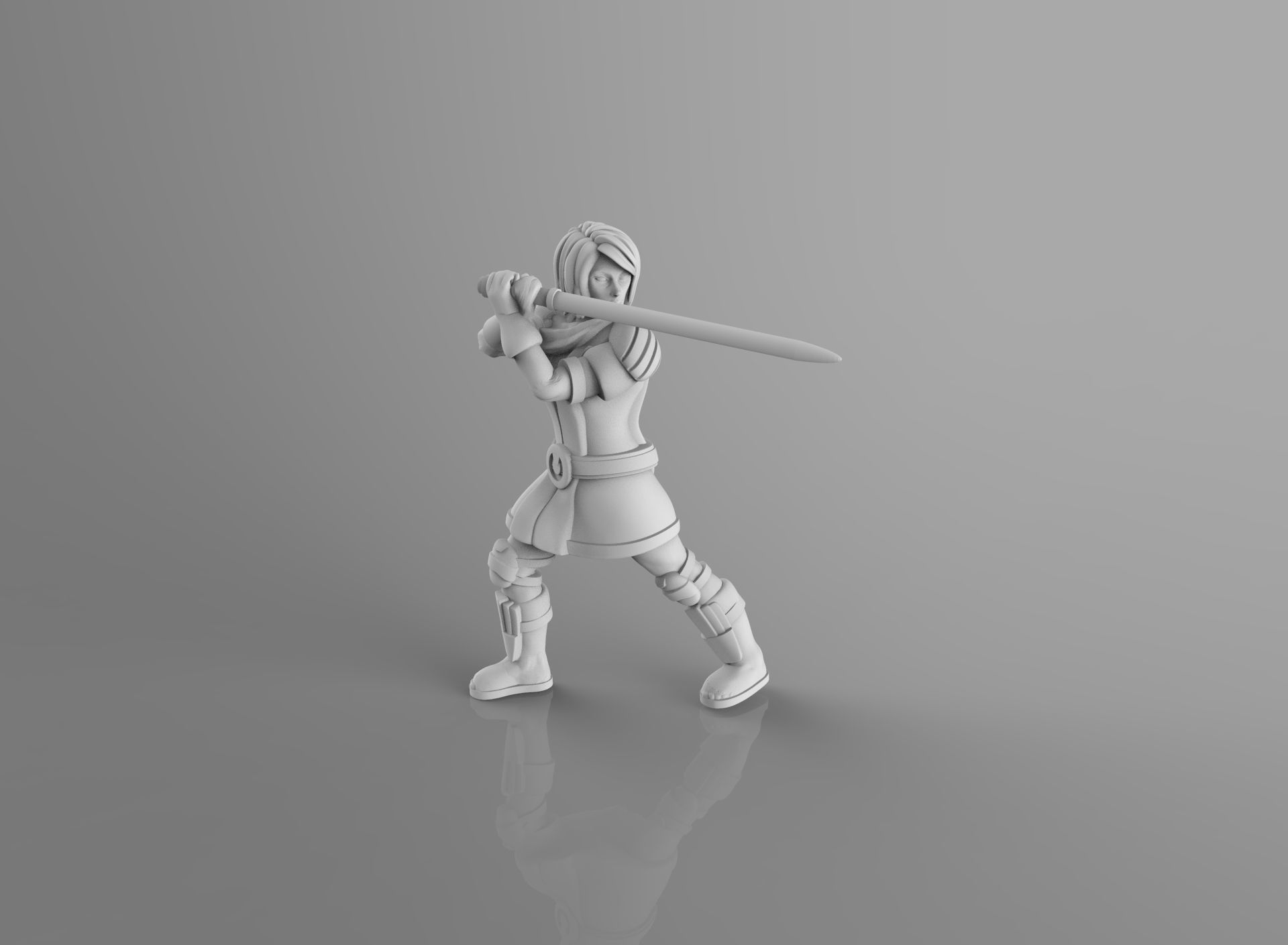 Mystical Warrior Lana 3D model 3D printable | CGTrader