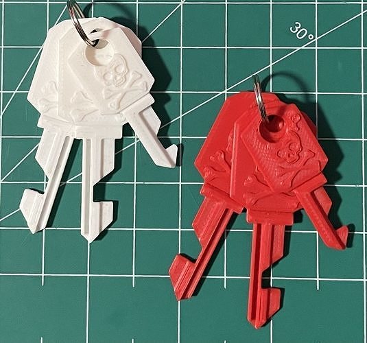 Killer Keys 3D model 3D printable CGTrader