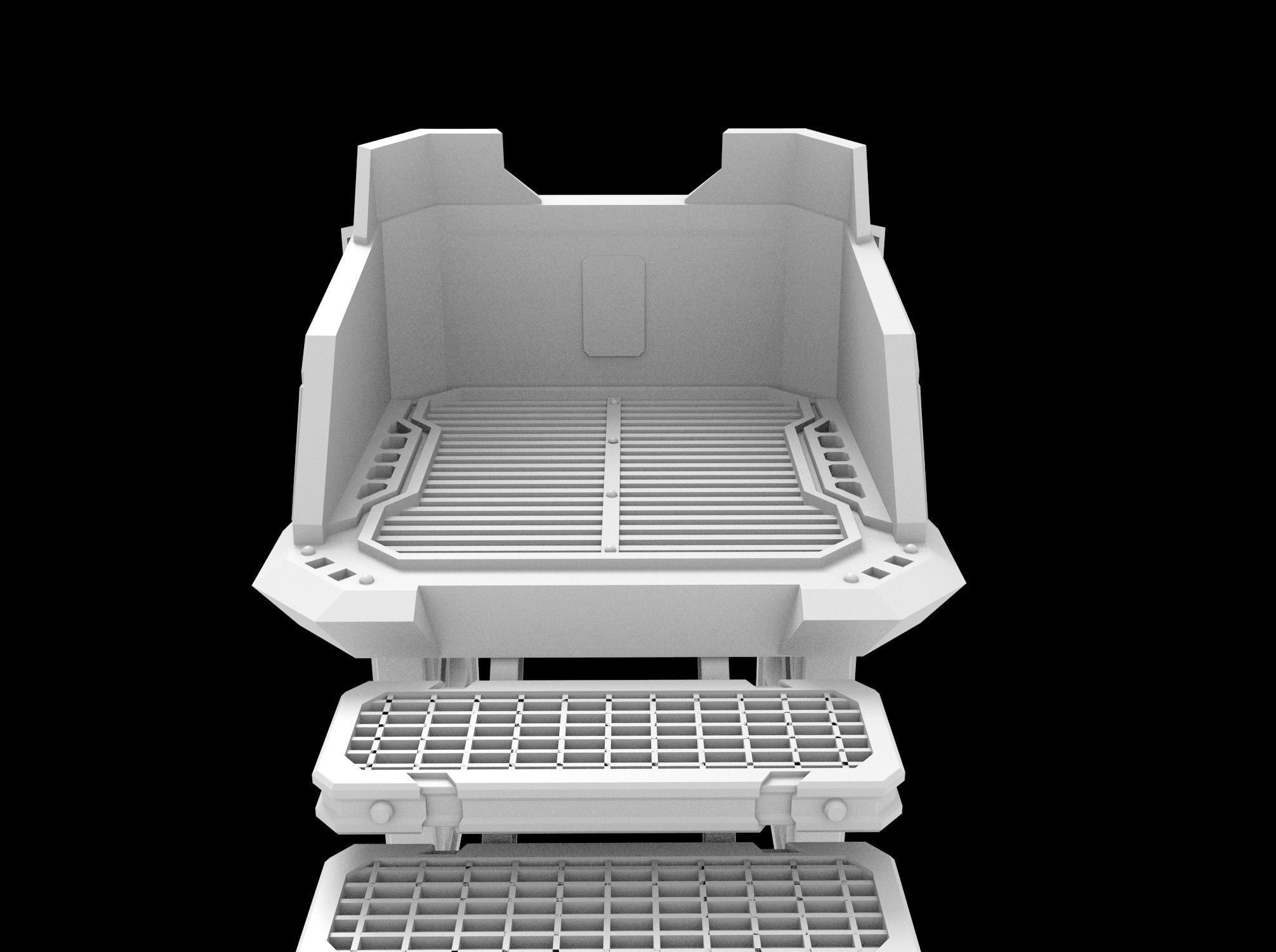 PLATFORM 2 3D PRINTABLE MODEL 3D model 3D printable CGTrader