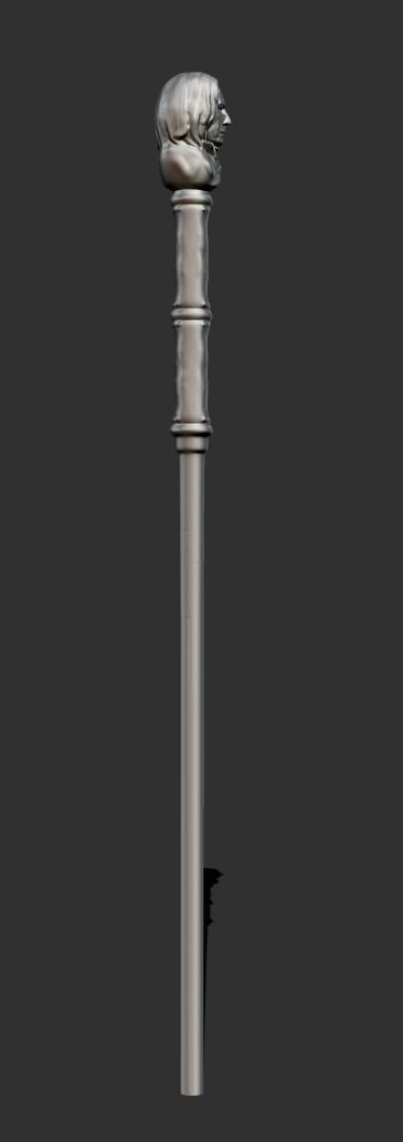Severus Snape wand 3D model 3D printable | CGTrader
