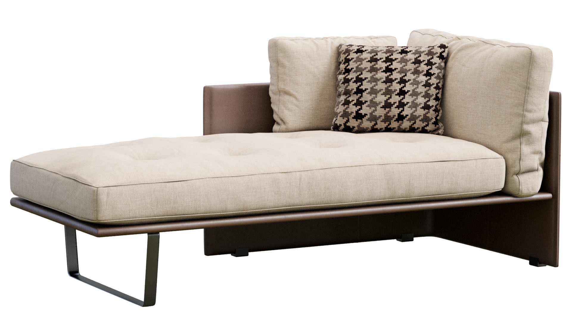 Luggage Chaise Longue By Minotti 3D model CGTrader