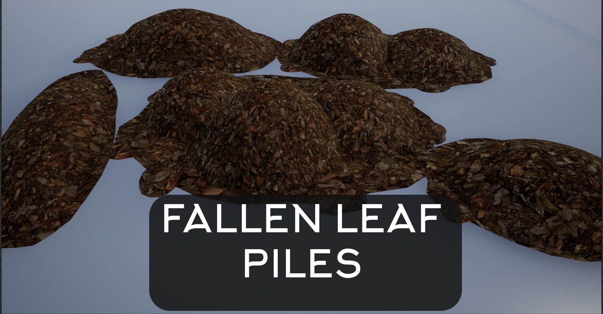 3D model Fallen Leaf Piles and Stacks VR / AR / lowpoly CGTrader