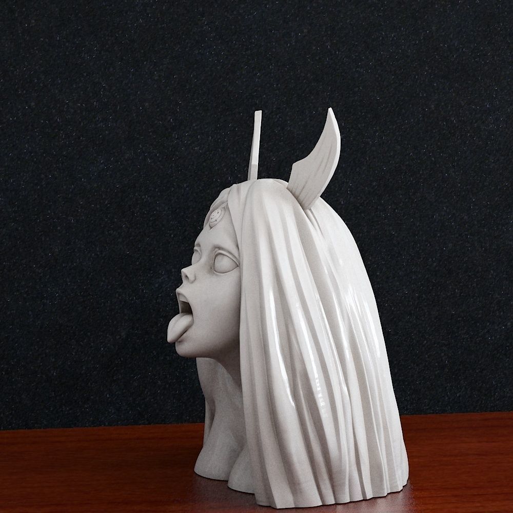 Anime girl 3D model 3D printable | CGTrader
